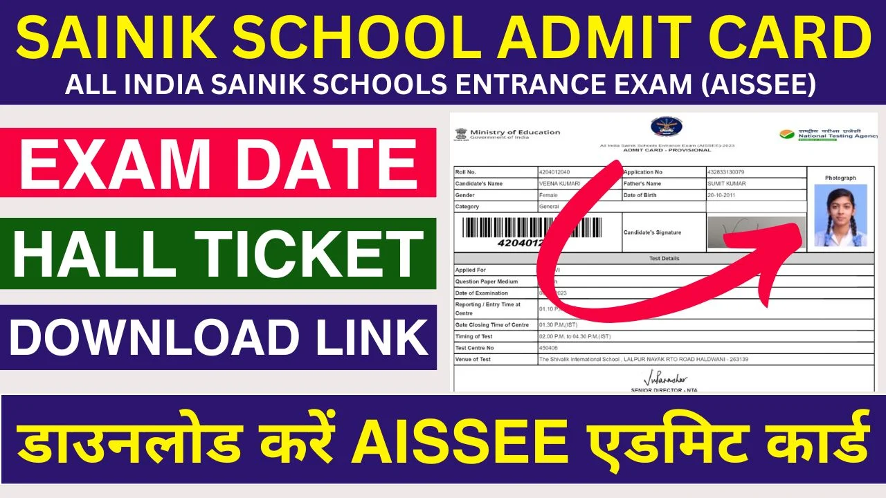 AISSEE Admit Card