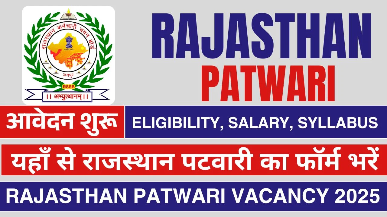 Rajasthan Patwari Vacancy 2025