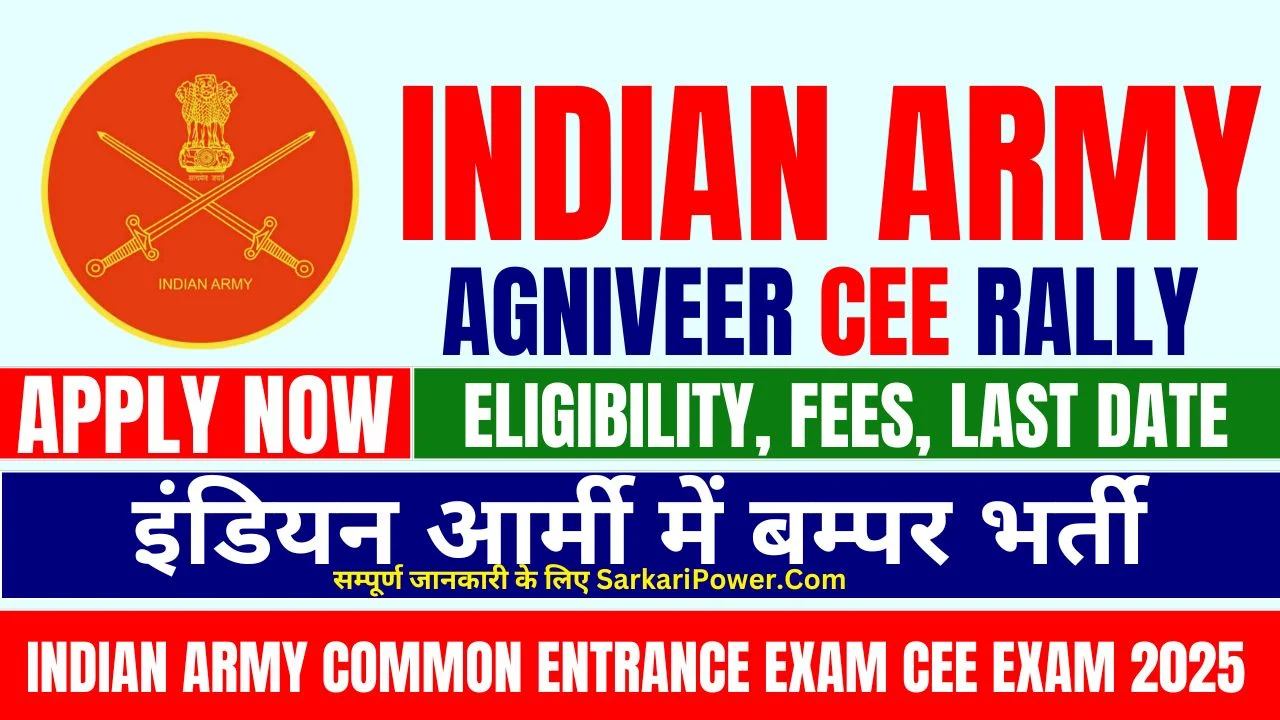 Indian Army Agniveer CCE Recruitment Apply