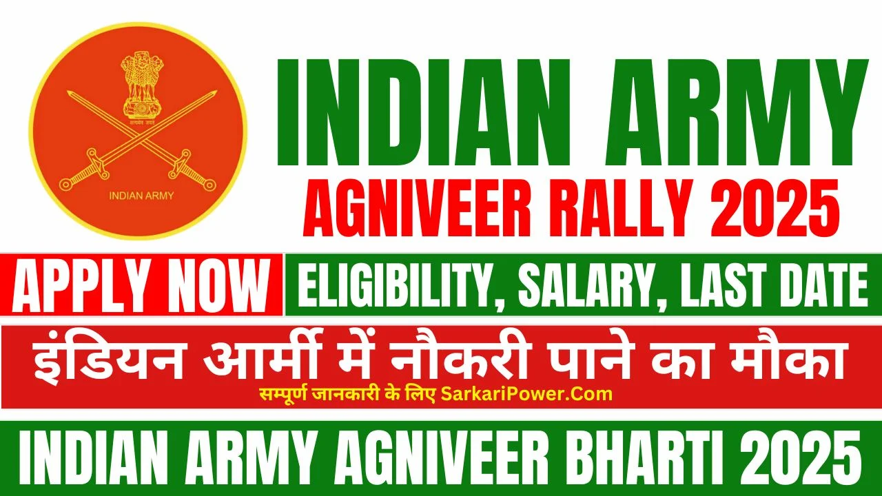 Indian Army Agniveer Recruitment Rally Apply Online