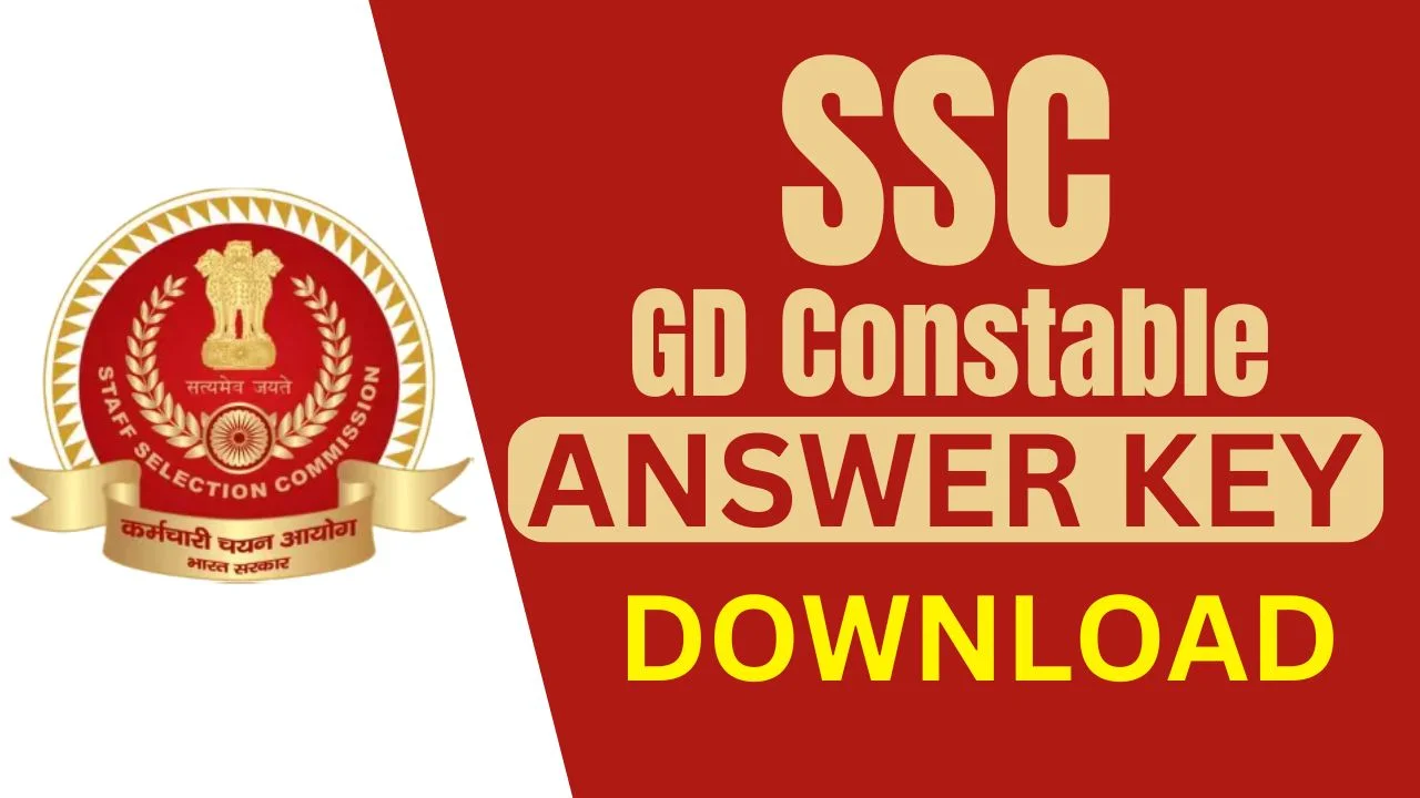 SSC GD Constable Answer Key